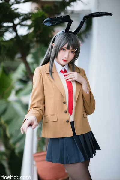 瓜希酱 - 樱岛麻衣 校服 nude cosplay leaked 42161