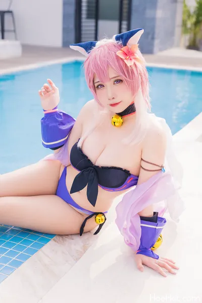 [Sadako Momo] Tamaki Miyasaka Swimsuit nude cosplay leaked 394093