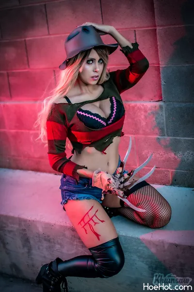 Khainsaw - Freddy Krueger nude cosplay leaked 425415