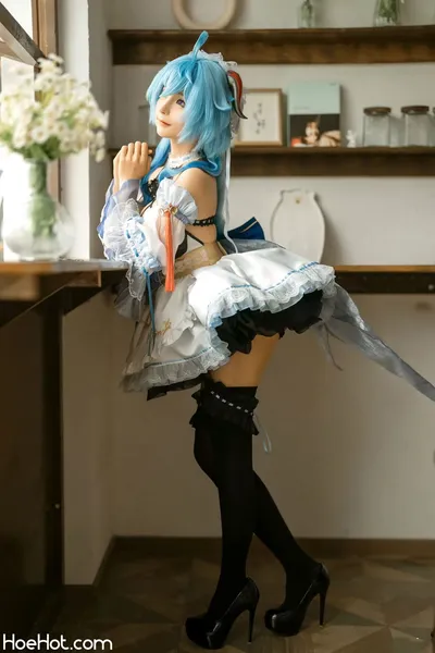 蠢沫沫 -  甘雨女仆 nude cosplay leaked 233150