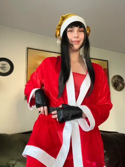 Rosicosplay - Santa Yor nude cosplay leaked 4643