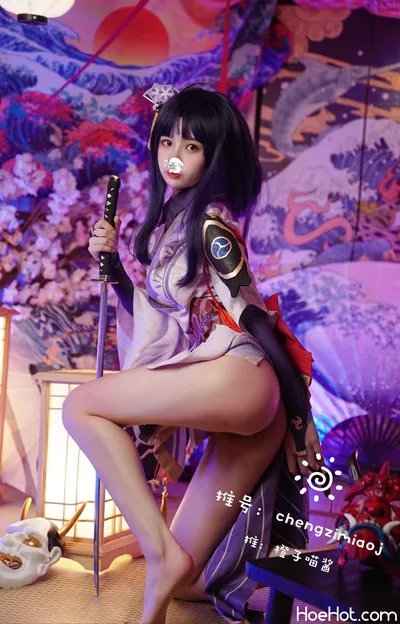 橙子喵酱 - 雷神 [26P] nude cosplay leaked 487179