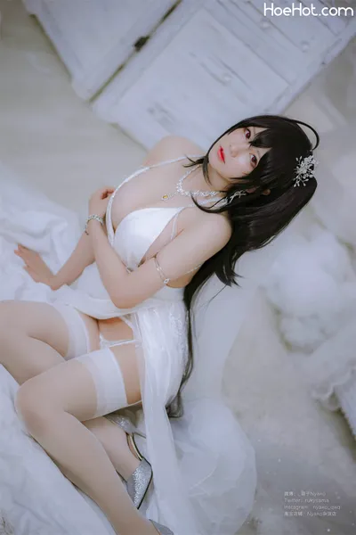 Nyako喵子 大凤纯白婚纱 nude cosplay leaked 384957