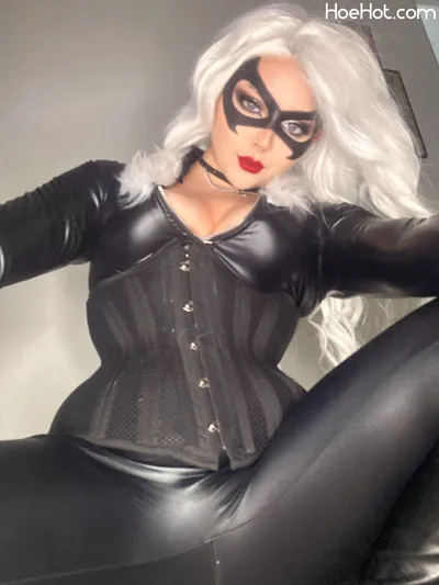 Natylikespizza - Black Cat nude cosplay leaked 272165