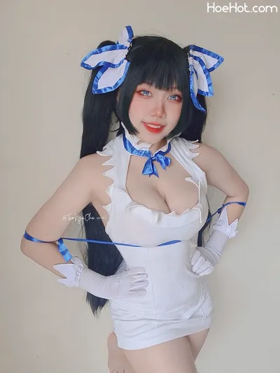 Tsunnyanchan - Hestia nude cosplay leaked 55457