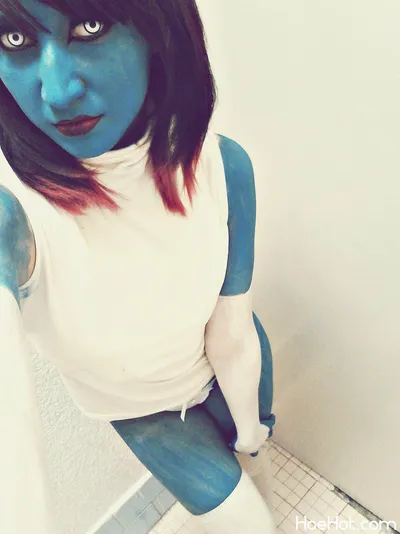 Mystique Cosplay Body Paint nude cosplay leaked 391286