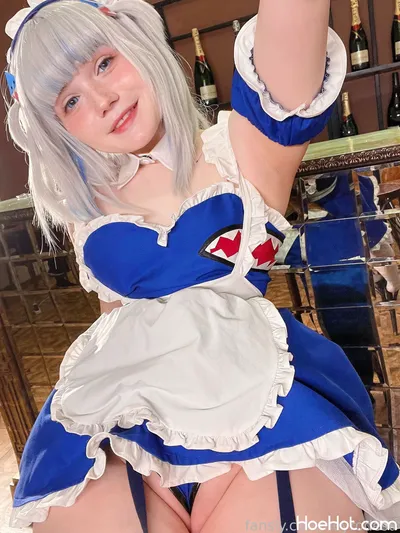 Neyrodesu - Maid Gura nude cosplay leaked 328777