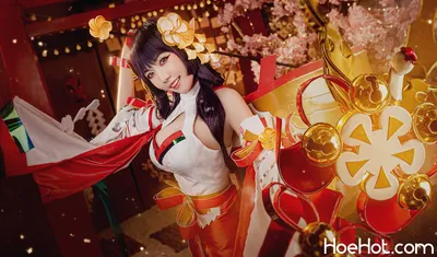 Arena of Valor Cosplay Fox Shrine Maiden Tel&#039;Annas nude cosplay leaked 244130