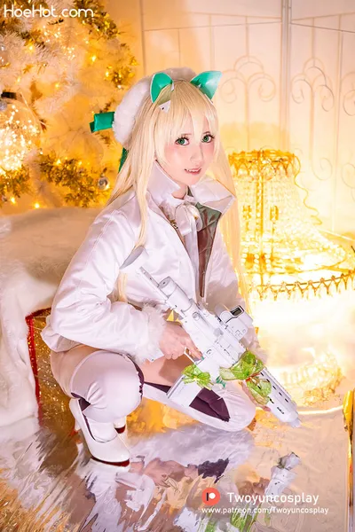 Twoyun cosplay / NIKKE Christmas Rupee nude cosplay leaked 364745