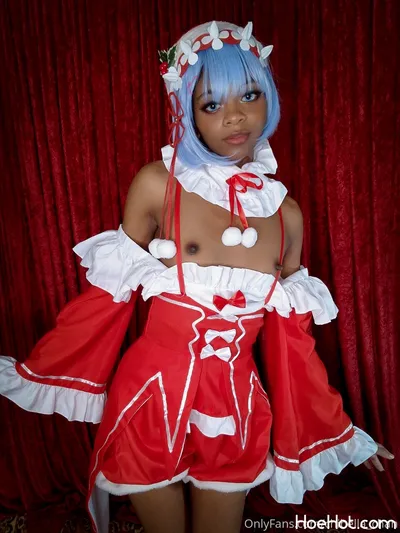 Chibella chan - Xmas Rem nude cosplay leaked 367247