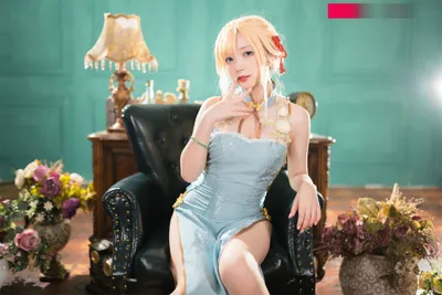 [花铃] G36玉瓯立旗袍 nude cosplay leaked 9297