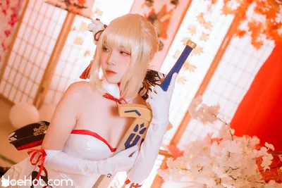 二佐Nisa Fate Saber nude cosplay leaked 506932