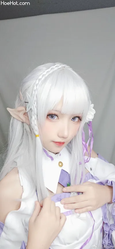 [花柒Hana] D.va同人魔法少女 | 艾米莉亚 nude cosplay leaked 430415