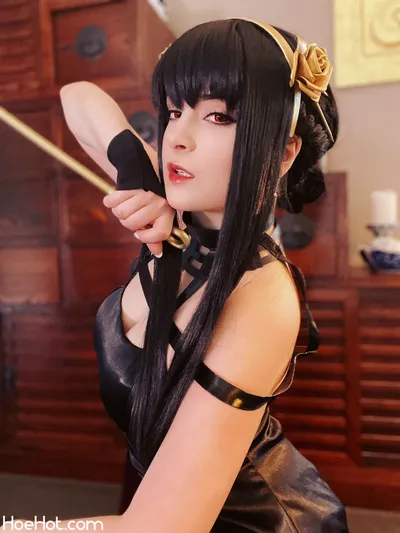 Hiso Neko - Yor Forger nude cosplay leaked 370213