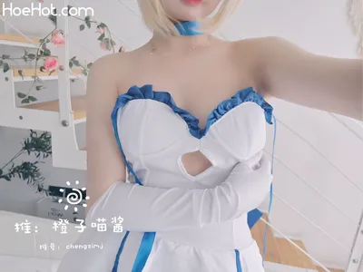 橙子喵酱 - Saber [24P] nude cosplay leaked 416477