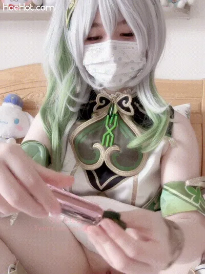 软萌兔兔酱 - 纳西妲 with GIF nude cosplay leaked 51642