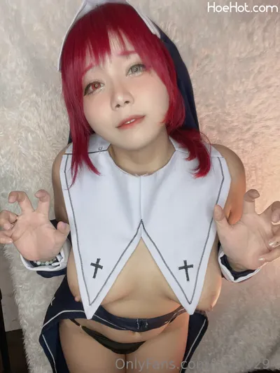 Smile Bibison - Nun Marine nude cosplay leaked 30232