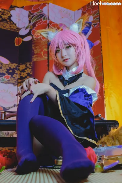 Roroki骷髅姫 NO.03 玉藻の前 FGO Tamamo no Mae nude cosplay leaked 515509