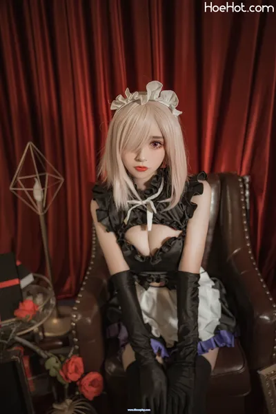 [虫皿虫皿] 玛修女仆 FGO Mash Maid nude cosplay leaked 25970