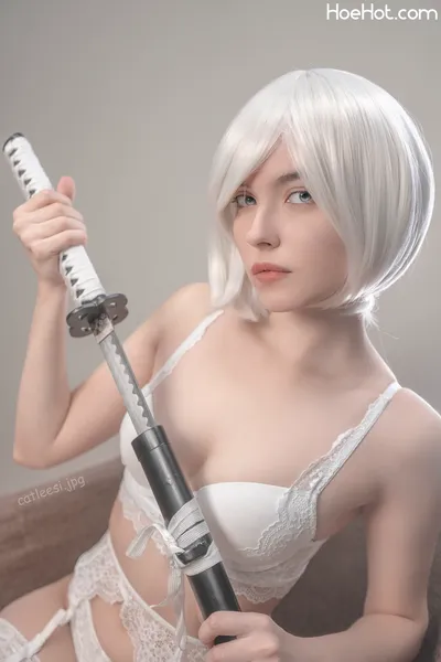 Catleesi - 2B lingerie nude cosplay leaked 101714