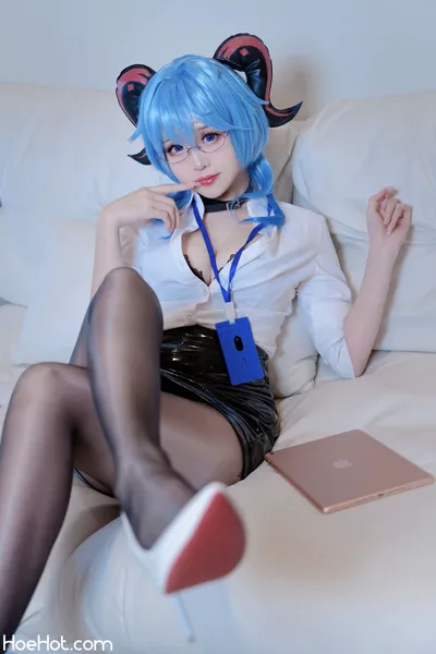 miko酱ww 原神 甘雨OL nude cosplay leaked 90999