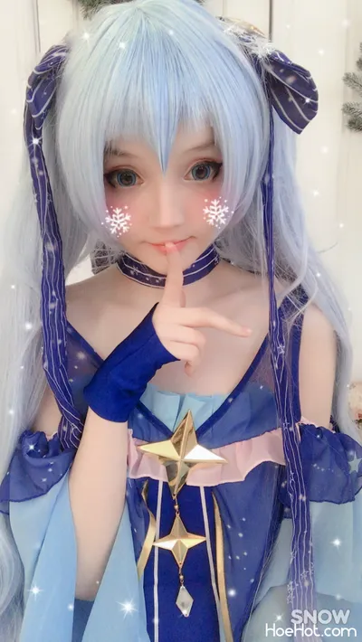 Rocksy Light - Snow Miku nude cosplay leaked 158672