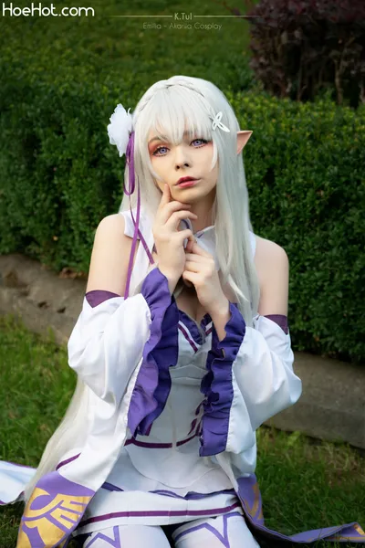 Akariia - Emilia nude cosplay leaked 320340