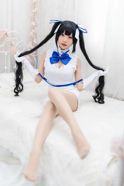 香草喵露露 - 赫斯提亚 nude cosplay leaked 523036