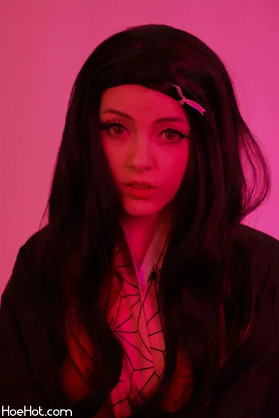 Olyashaa - Nezuko nude cosplay leaked 301763