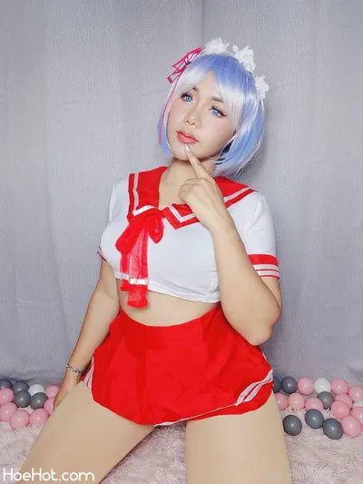 Meimei - Study with Rem nude cosplay leaked 142087