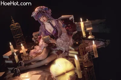 Miyinyin - Patchouli Knowledge nude cosplay leaked 386275