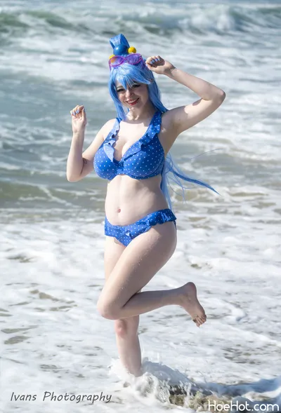 Realfrogg - Aqua nude cosplay leaked 322082