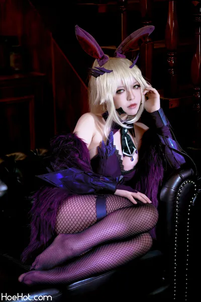 半半子 – LancerAlter Bunny nude cosplay leaked 521146