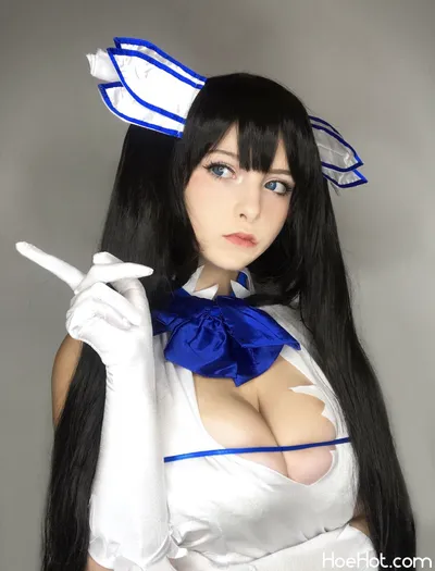 Nikachi  - Hestia nude cosplay leaked 605955