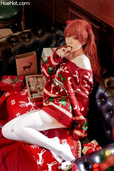 半半子 ー ASUKA Christmas nude cosplay leaked 521433