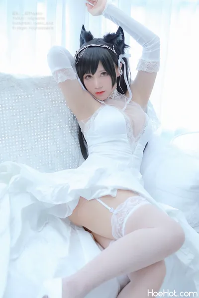 Nyako喵子 爱宕婚纱 nude cosplay leaked 400097