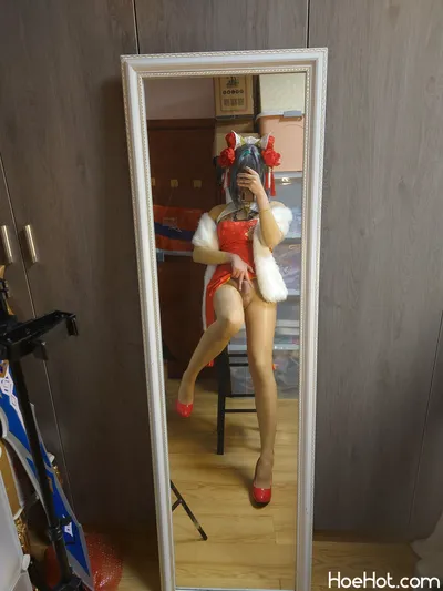 [小桜是只小母龙]柴郡旗袍 nude cosplay leaked 46965