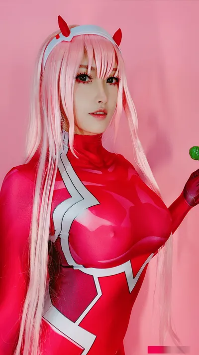 Misswarmj - Zero Two Bodysuit nude cosplay leaked 12504