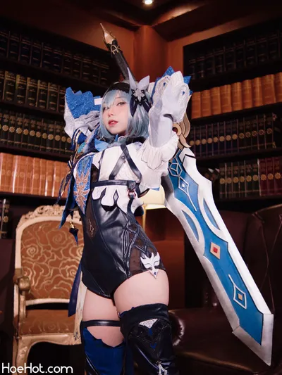 Hakaosan - Eula Lawrence nude cosplay leaked 484096