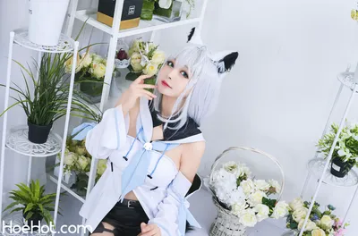 黑猫猫 - Hololive - Shirakami Fubuki nude cosplay leaked 434287