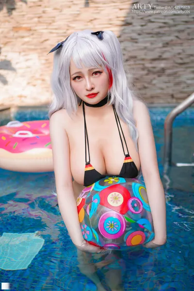 Arty Huang - Prinz Eugen nude cosplay leaked 23826