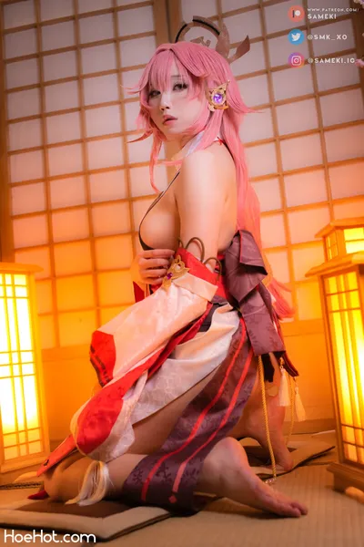 Sameki - Yae Miko nude cosplay leaked 301628