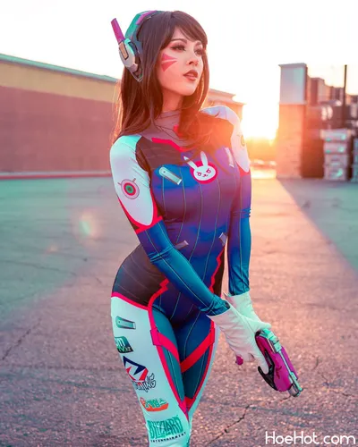 HendoArt LewdoArt - DVa nude cosplay leaked 606923