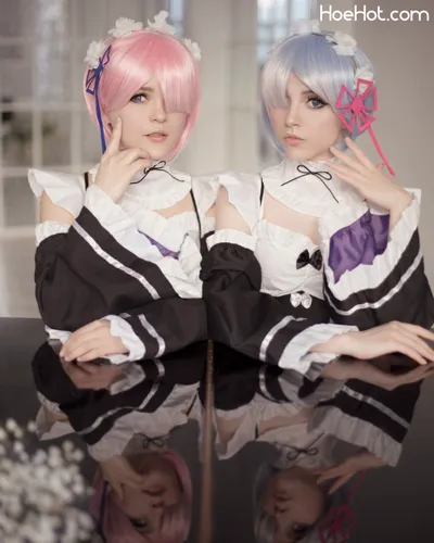 Olyashaa - Rem &amp; Ram nude cosplay leaked 306489