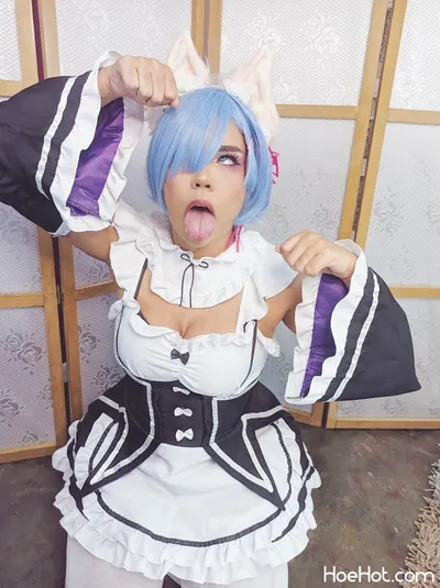 Neko/Bunny Rem nude cosplay leaked 489159