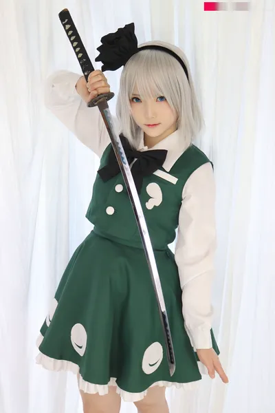 Yukina - Youmu Konpaku nude cosplay leaked 6941