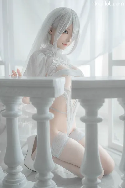 蠢沫沫 - 2B 白婚纱 nude cosplay leaked 566767