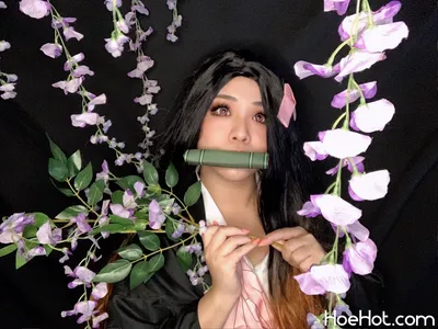 Lumi Star - Nezuko nude cosplay leaked 230208