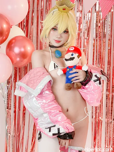 PoppaChan - Peach nude cosplay leaked 118464