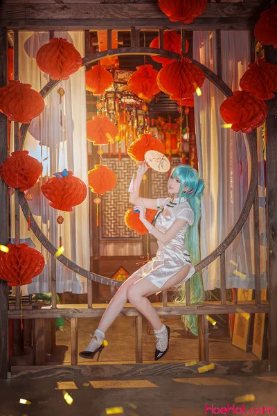 Shika小鹿鹿 - 初音 韶华 nude cosplay leaked 244